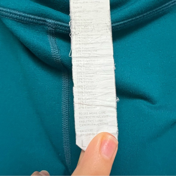 Fabletics Matching Set On-The-Go PowerHold® High-Waisted Legging and top size L - Picture 10 of 14